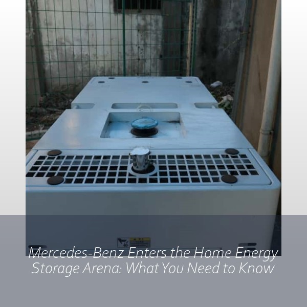 Mercedes-Benz Enters the Home Energy Storage Arena: What You Need to Know
