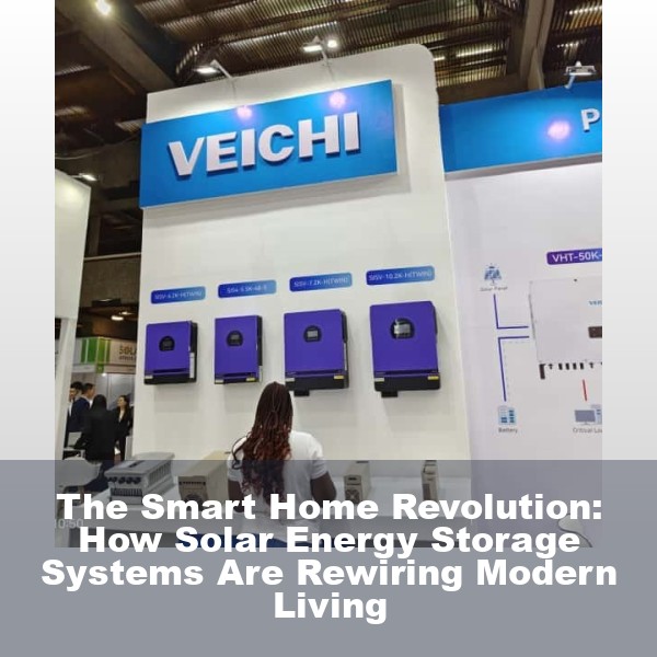 The Smart Home Revolution: How Solar Energy Storage Systems Are Rewiring Modern Living