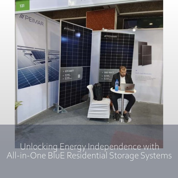 Unlocking Energy Independence with All-in-One BluE Residential Storage Systems