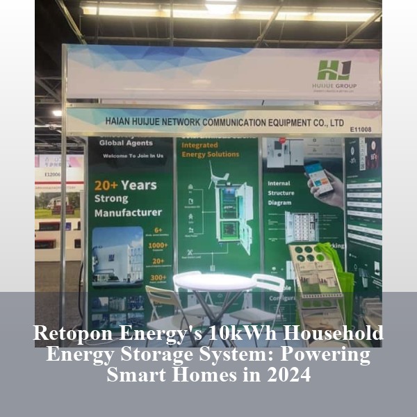 Retopon Energy's 10kWh Household Energy Storage System: Powering Smart Homes in 2024