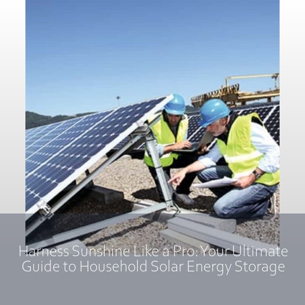 Harness Sunshine Like a Pro: Your Ultimate Guide to Household Solar Energy Storage