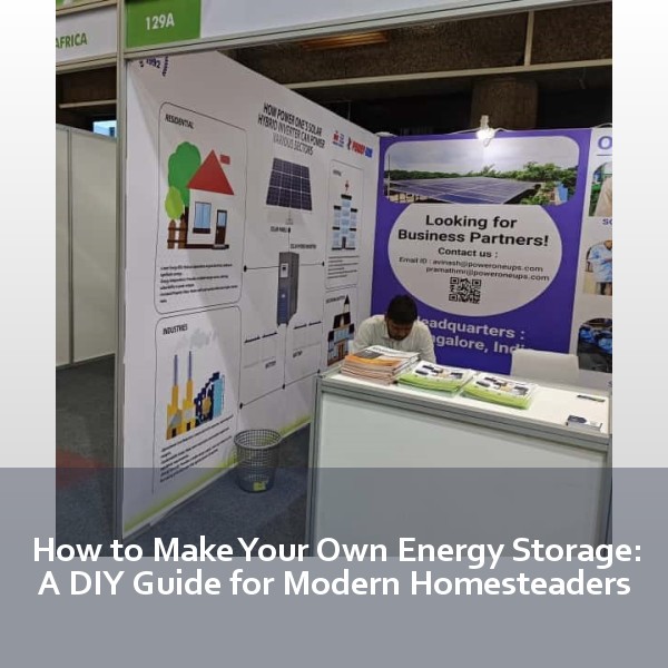 How to Make Your Own Energy Storage: A DIY Guide for Modern Homesteaders
