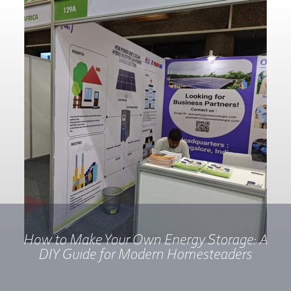 How to Make Your Own Energy Storage: A DIY Guide for Modern Homesteaders