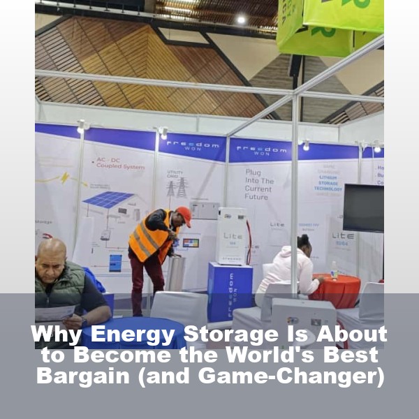 Why Energy Storage Is About to Become the World's Best Bargain (and Game-Changer)