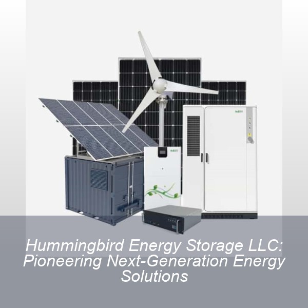 Hummingbird Energy Storage LLC: Pioneering Next-Generation Energy Solutions