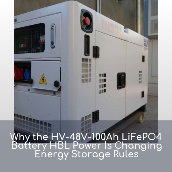 Why the HV-48V-100Ah LiFePO4 Battery HBL Power Is Changing Energy Storage Rules