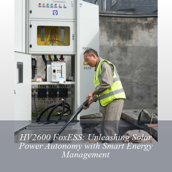 HV2600 FoxESS: Unleashing Solar Power Autonomy with Smart Energy Management