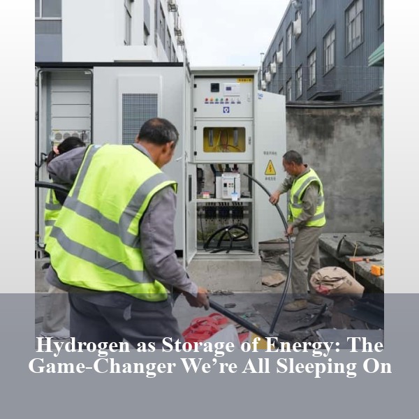 Hydrogen as Storage of Energy: The Game-Changer We’re All Sleeping On