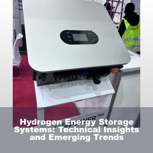 Hydrogen Energy Storage Systems: Technical Insights and Emerging Trends