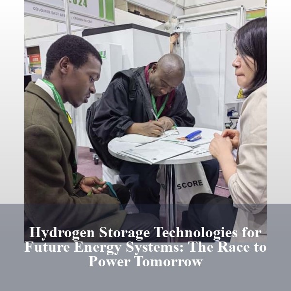 Hydrogen Storage Technologies for Future Energy Systems: The Race to Power Tomorrow