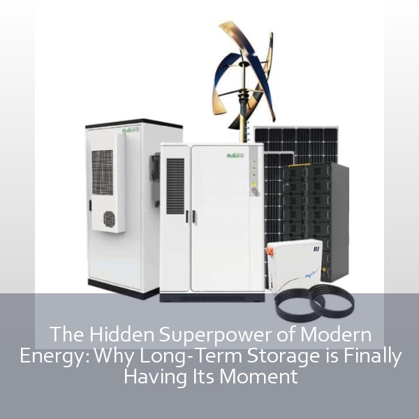 The Hidden Superpower of Modern Energy: Why Long-Term Storage is Finally Having Its Moment