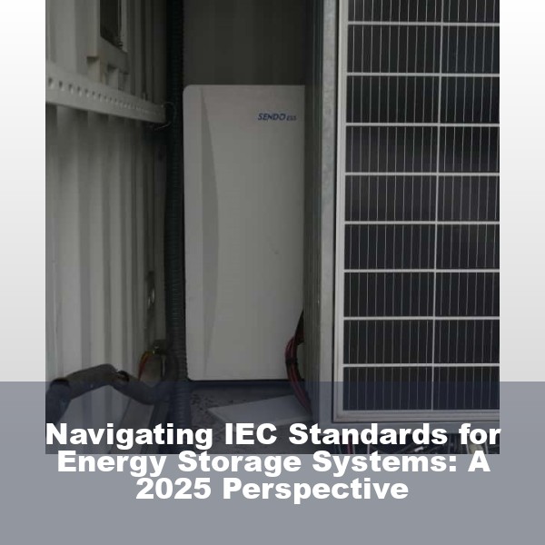 Navigating IEC Standards for Energy Storage Systems: A 2025 Perspective
