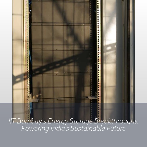 IIT Bombay's Energy Storage Breakthroughs: Powering India's Sustainable Future