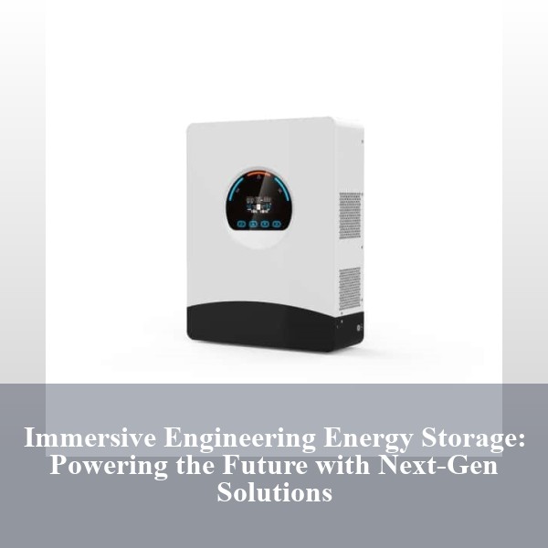 Immersive Engineering Energy Storage: Powering the Future with Next-Gen Solutions