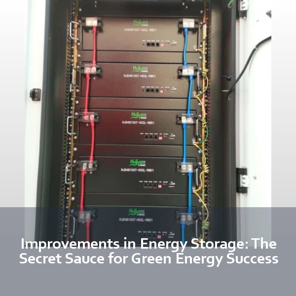 Improvements in Energy Storage: The Secret Sauce for Green Energy Success