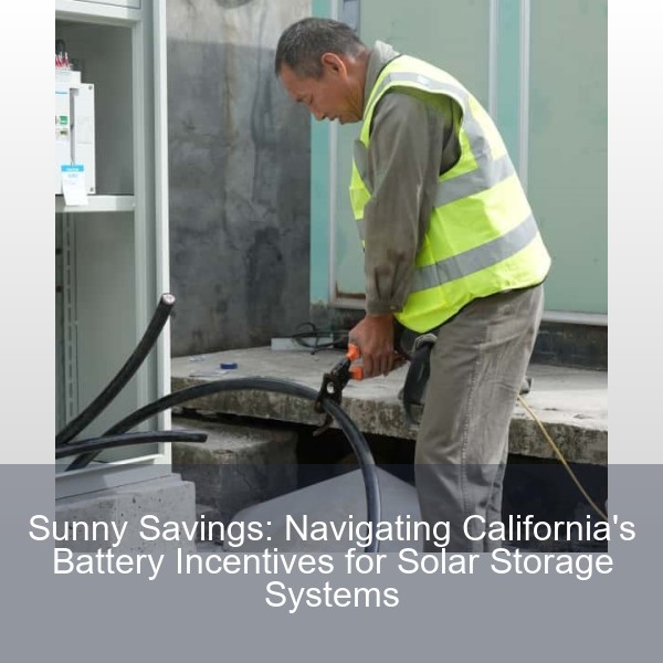 Sunny Savings: Navigating California's Battery Incentives for Solar Storage Systems
