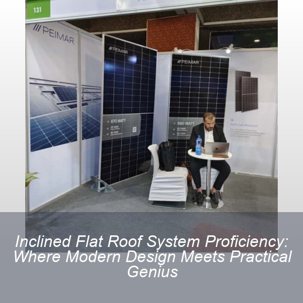 Inclined Flat Roof System Proficiency: Where Modern Design Meets Practical Genius