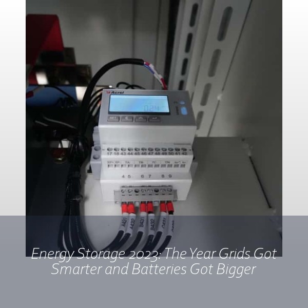 Energy Storage 2023: The Year Grids Got Smarter and Batteries Got Bigger