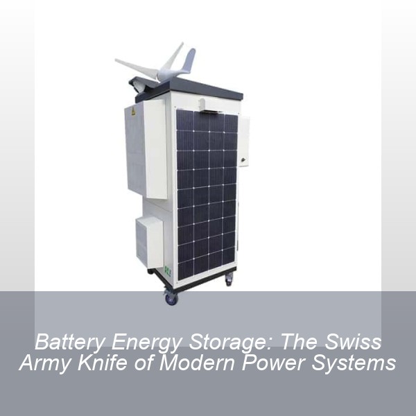 Battery Energy Storage: The Swiss Army Knife of Modern Power Systems