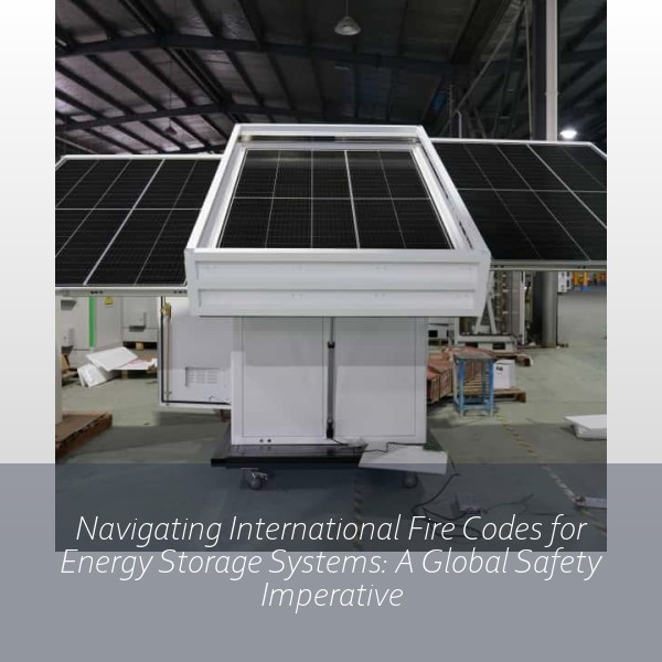 Navigating International Fire Codes for Energy Storage Systems: A Global Safety Imperative