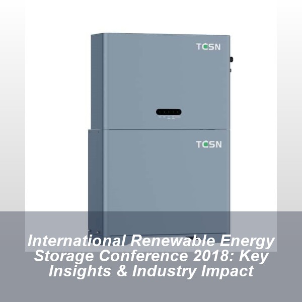International Renewable Energy Storage Conference 2018: Key Insights & Industry Impact