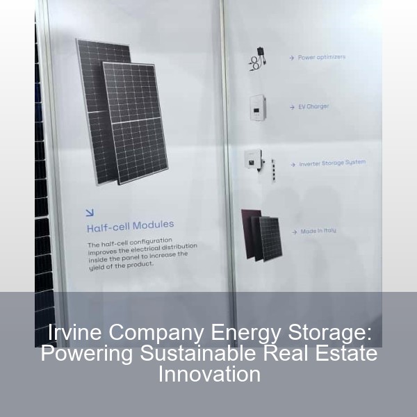 Irvine Company Energy Storage: Powering Sustainable Real Estate Innovation