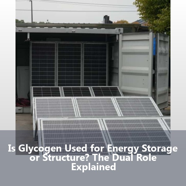 Is Glycogen Used for Energy Storage or Structure? The Dual Role Explained