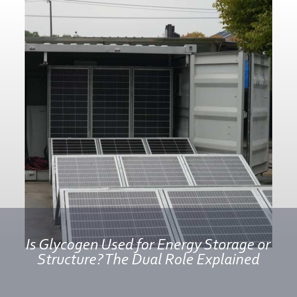 Is Glycogen Used for Energy Storage or Structure? The Dual Role Explained
