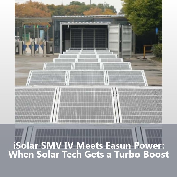 iSolar SMV IV Meets Easun Power: When Solar Tech Gets a Turbo Boost