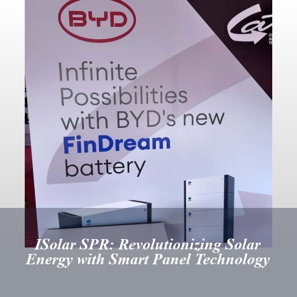 ISolar SPR: Revolutionizing Solar Energy with Smart Panel Technology