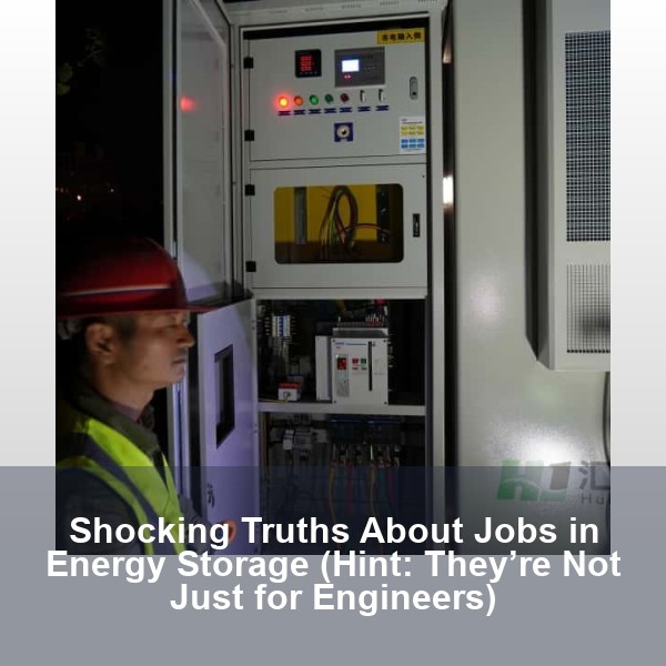 Shocking Truths About Jobs in Energy Storage (Hint: They’re Not Just for Engineers)