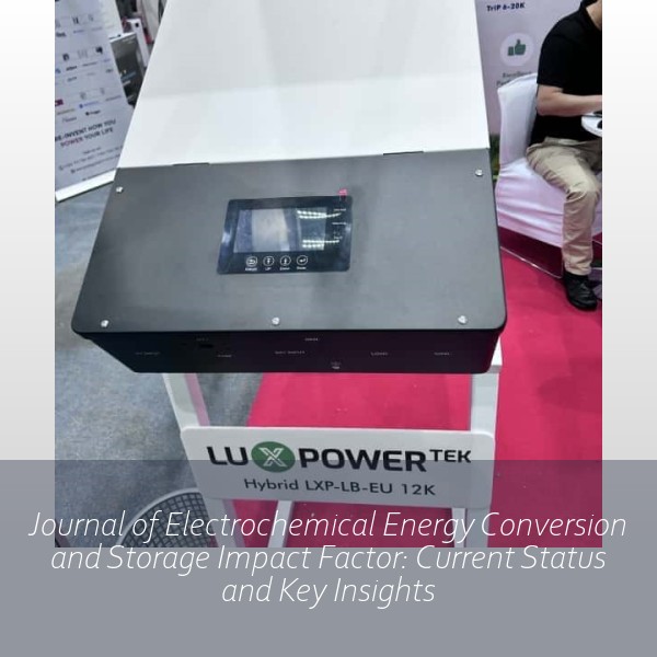Journal of Electrochemical Energy Conversion and Storage Impact Factor: Current Status and Key Insights