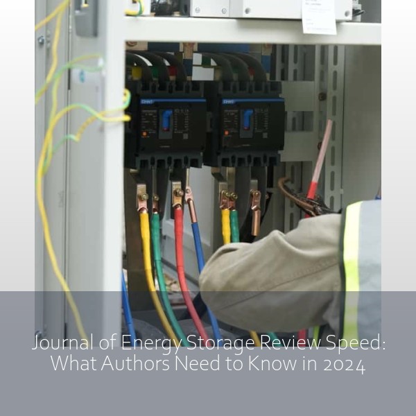 Journal of Energy Storage Review Speed: What Authors Need to Know in 2024