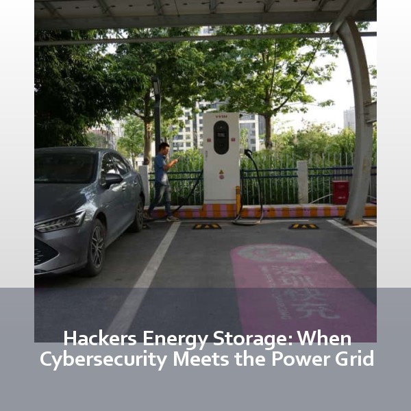 Hackers Energy Storage: When Cybersecurity Meets the Power Grid