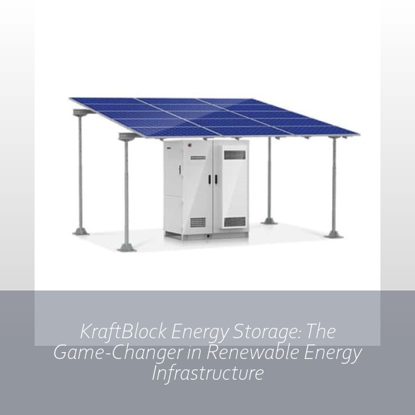 KraftBlock Energy Storage: The Game-Changer in Renewable Energy Infrastructure