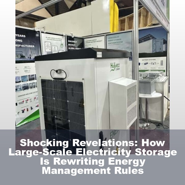 Shocking Revelations: How Large-Scale Electricity Storage Is Rewriting Energy Management Rules
