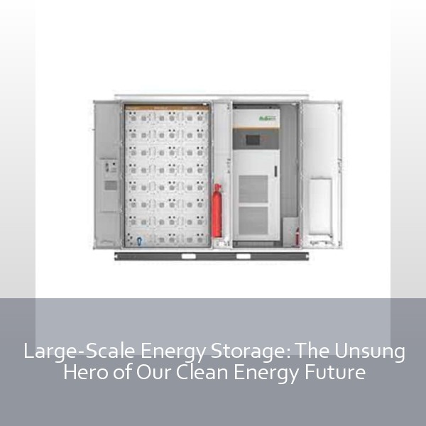 Large-Scale Energy Storage: The Unsung Hero of Our Clean Energy Future