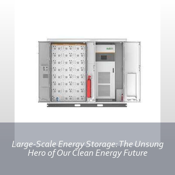 Large-Scale Energy Storage: The Unsung Hero of Our Clean Energy Future