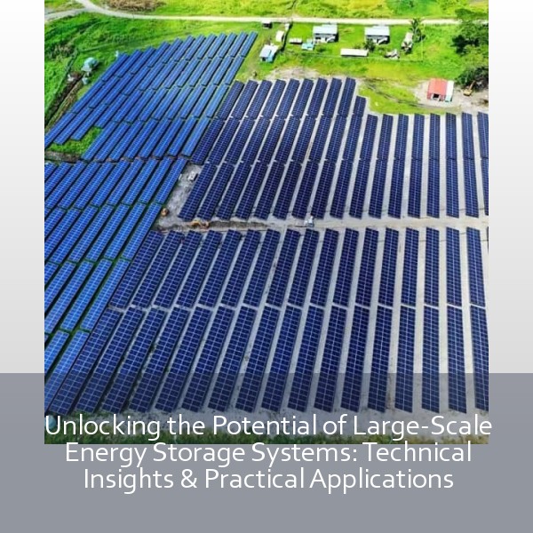 Unlocking the Potential of Large-Scale Energy Storage Systems: Technical Insights & Practical Applications
