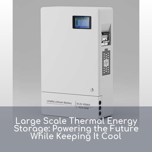 Large Scale Thermal Energy Storage: Powering the Future While Keeping It Cool
