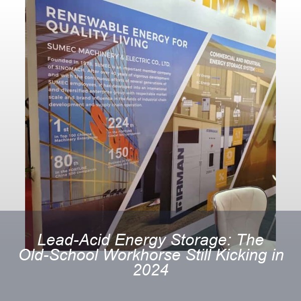 Lead-Acid Energy Storage: The Old-School Workhorse Still Kicking in 2024