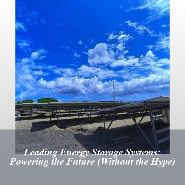 Leading Energy Storage Systems: Powering the Future (Without the Hype)