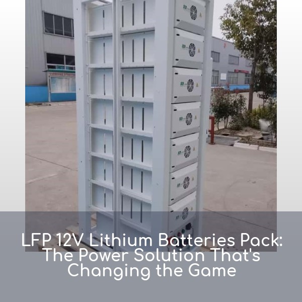 LFP 12V Lithium Batteries Pack: The Power Solution That's Changing the Game