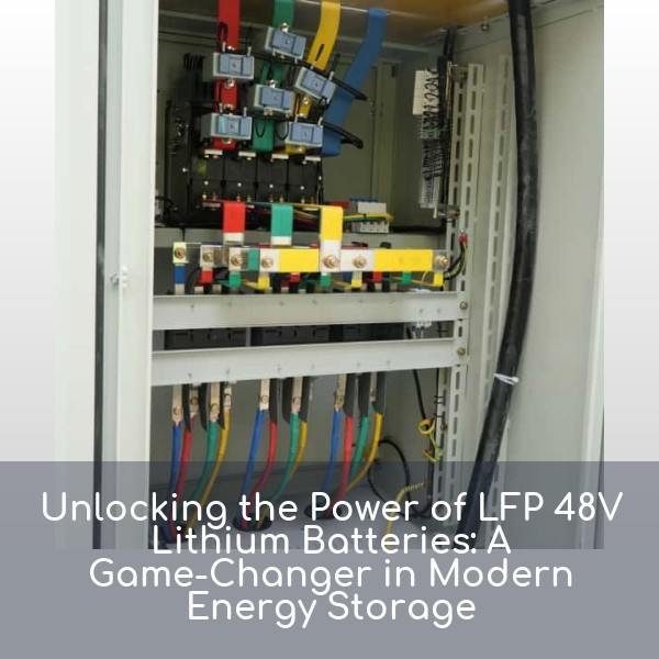 Unlocking the Power of LFP 48V Lithium Batteries: A Game-Changer in Modern Energy Storage