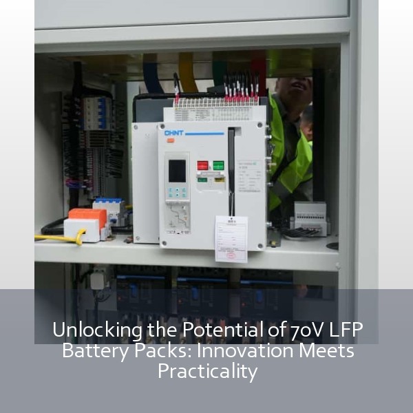 Unlocking the Potential of 70V LFP Battery Packs: Innovation Meets Practicality