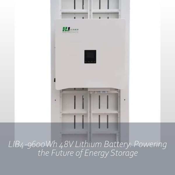 LIB4-9600Wh 48V Lithium Battery: Powering the Future of Energy Storage