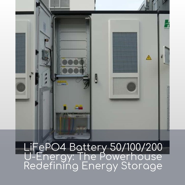 LiFePO4 Battery 50/100/200 U-Energy: The Powerhouse Redefining Energy Storage