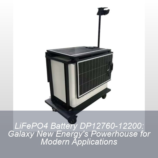 LiFePO4 Battery DP12760-12200: Galaxy New Energy's Powerhouse for Modern Applications