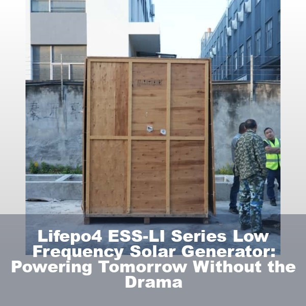 Lifepo4 ESS-LI Series Low Frequency Solar Generator: Powering Tomorrow Without the Drama
