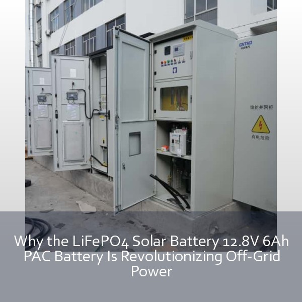 Why the LiFePO4 Solar Battery 12.8V 6Ah PAC Battery Is Revolutionizing Off-Grid Power